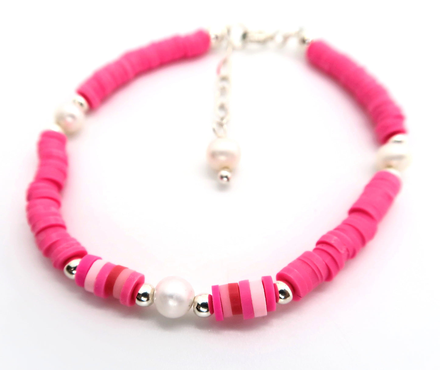 Pulsera Fimos / Perlas Cultivadas