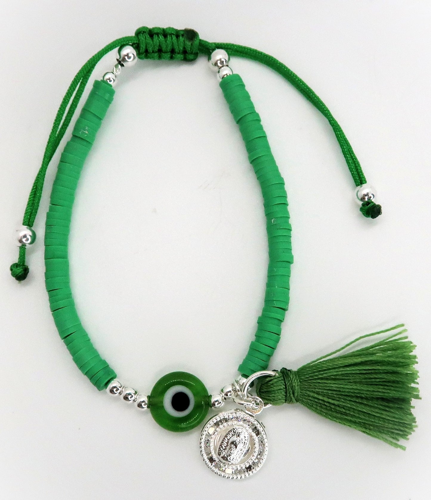 Virgen de Guadalupe Dije con Zirconia / Fimo