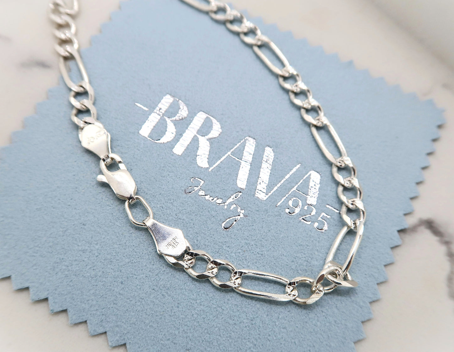 Cadena Cartier Corte Diamantado 60CM Largo