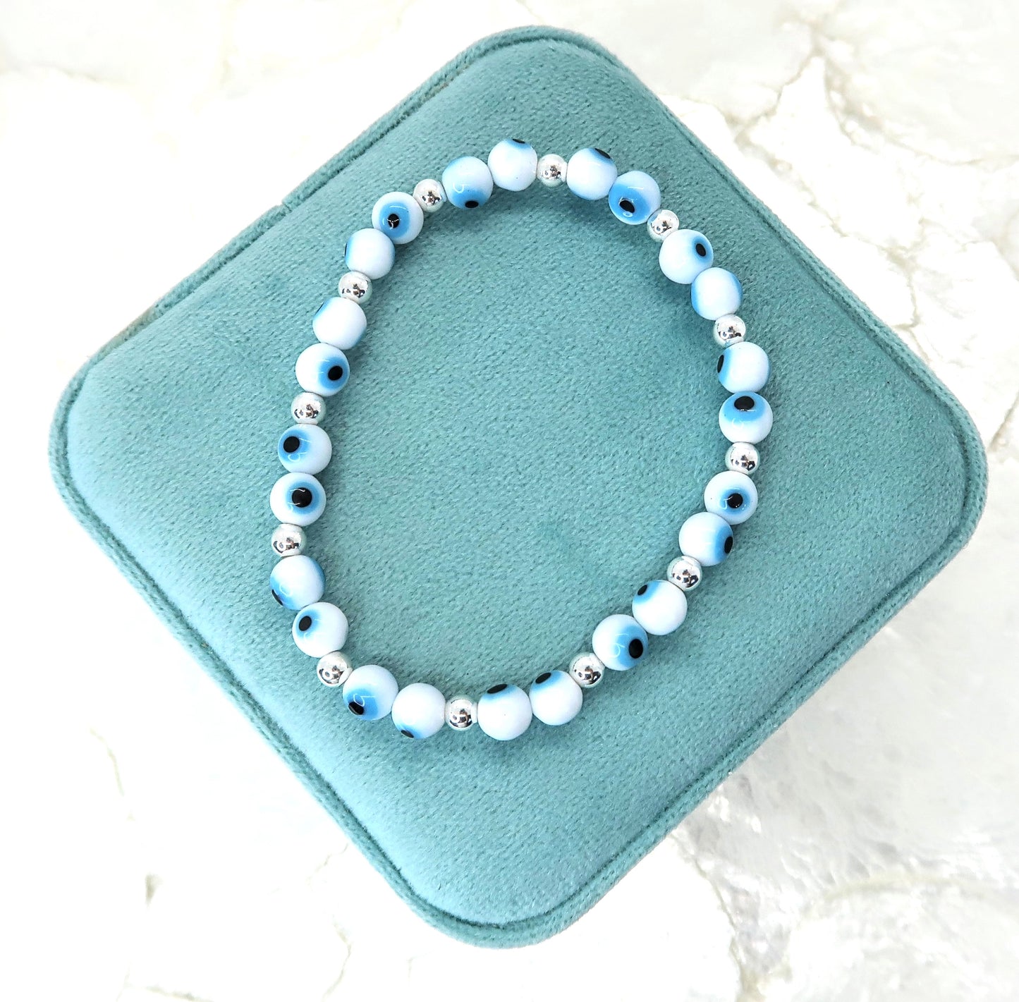 Pulsera Ojo Turco Bola - Elástico