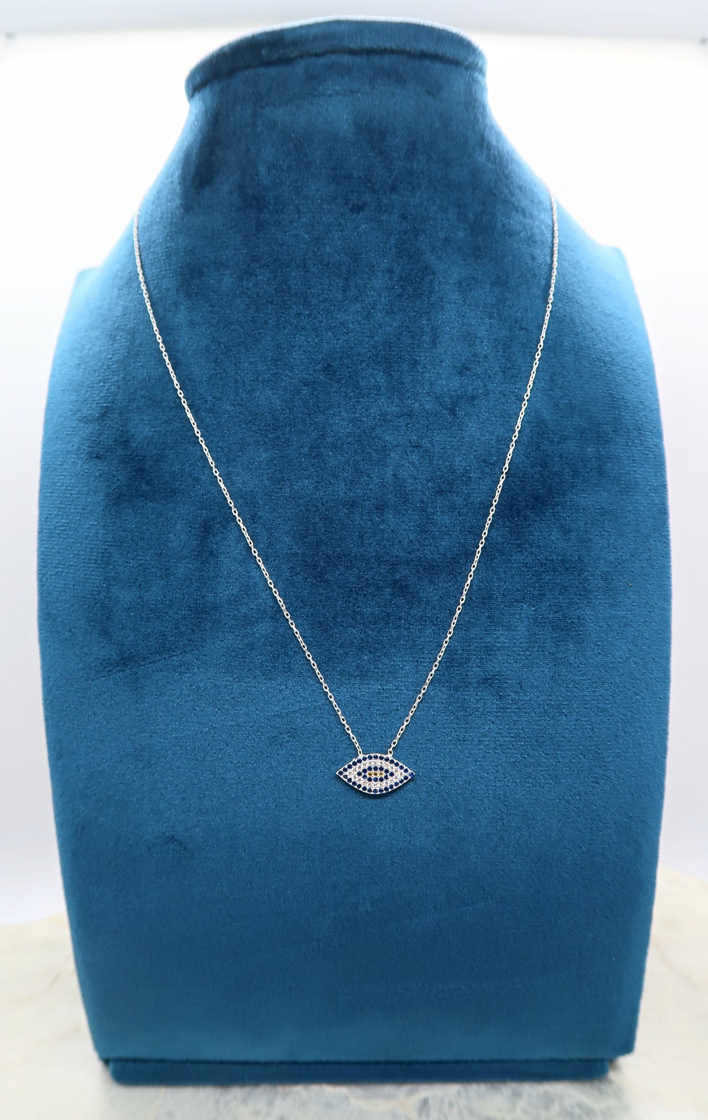 Collar Ojo Turco con Zirconia