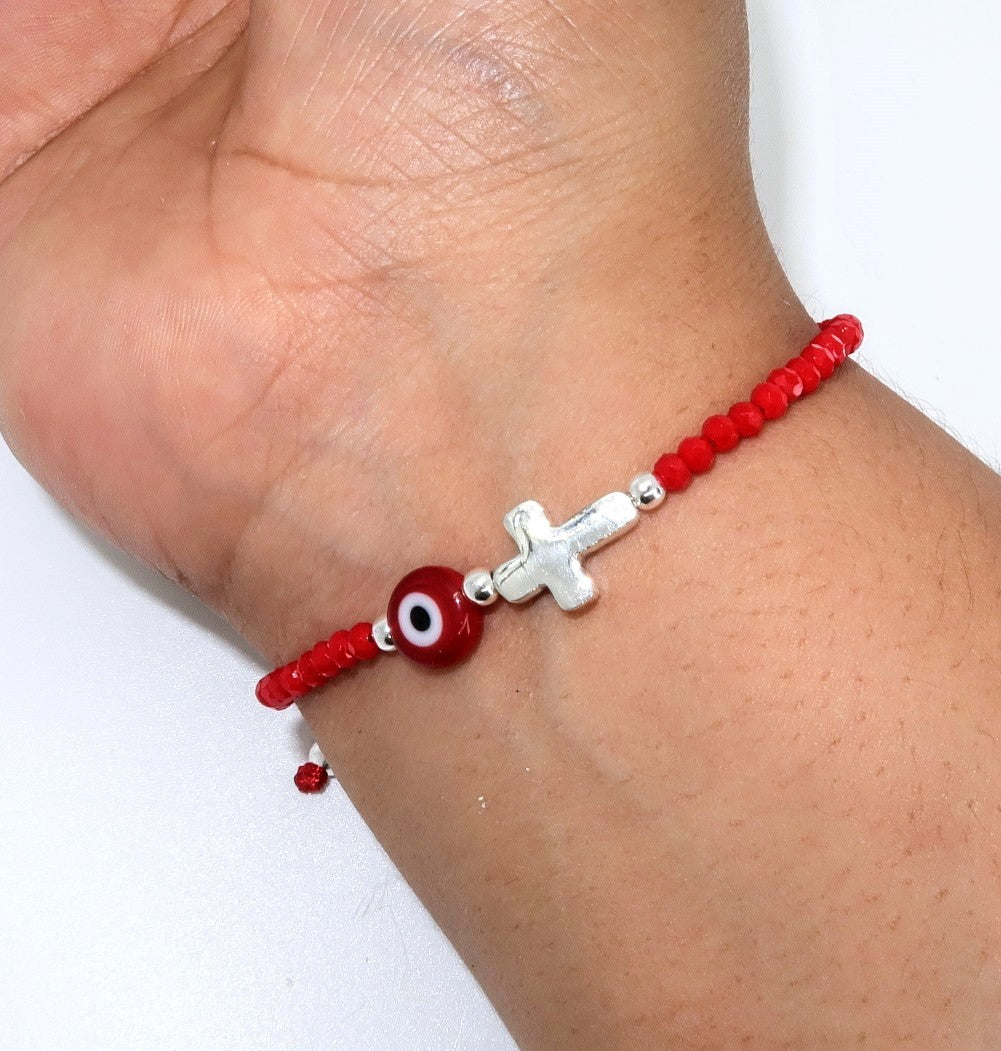 Pulsera Cruz / Ojo Turco