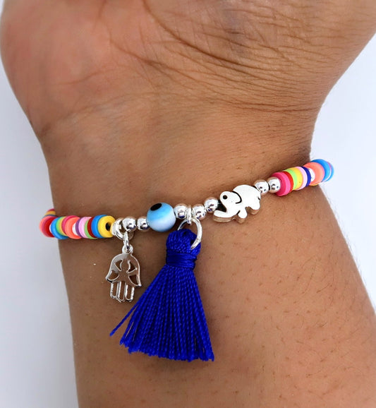 Pulsera Multicolor Elefante Manita