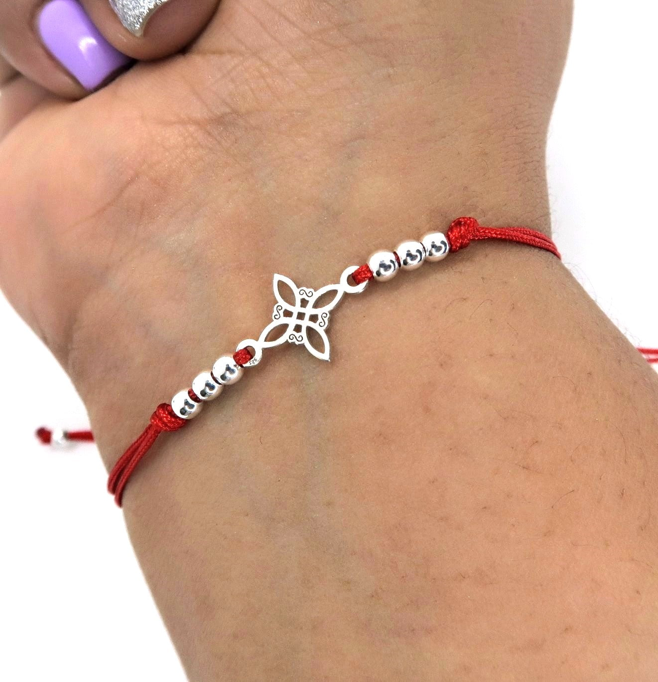 Pulsera de Nudo de Bruja Sencillo